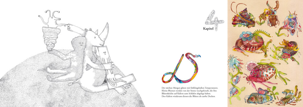 Beispielseite 1 aus dem literarischen Kunstbuch Oatalgo von Jo Pauli